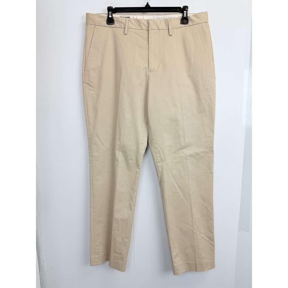 J Crew Pants Mens 34X30 Beige‎ Bedford Flat Front Preppy Straight Classiccore